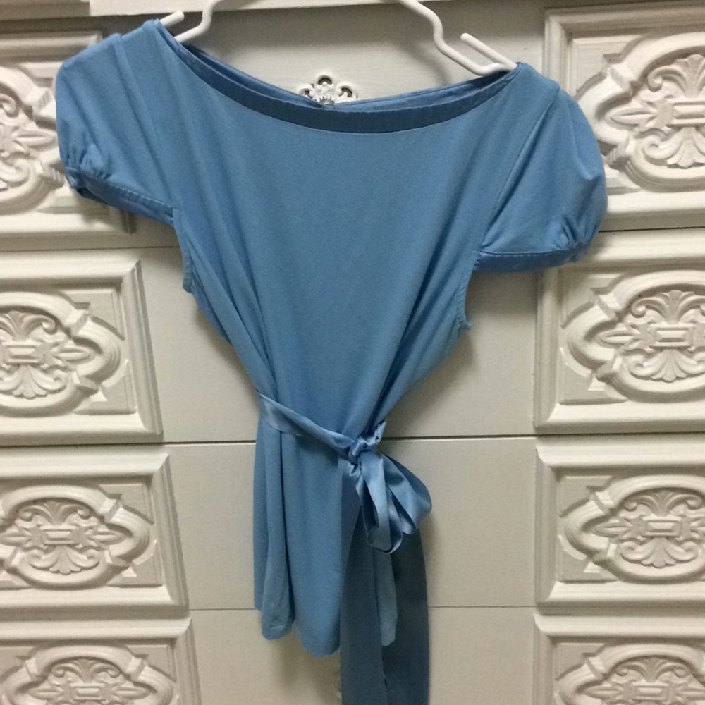 Bebe Baby Blue Blouse